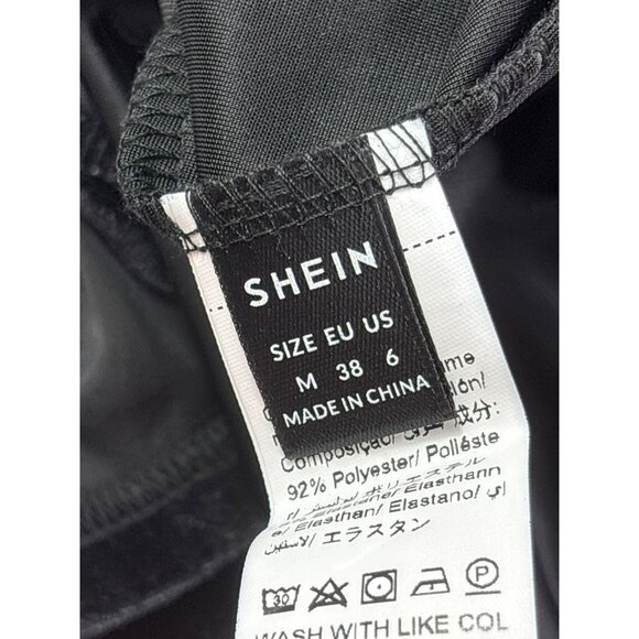 Black Velvet Maxi Mermaid Skirt Size M Back Zipper Belt Loops Shein Whimsygoth W - Picture 9 of 9